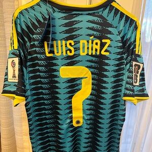 Luis Diaz #7 Colombia soccer jersey fits Large